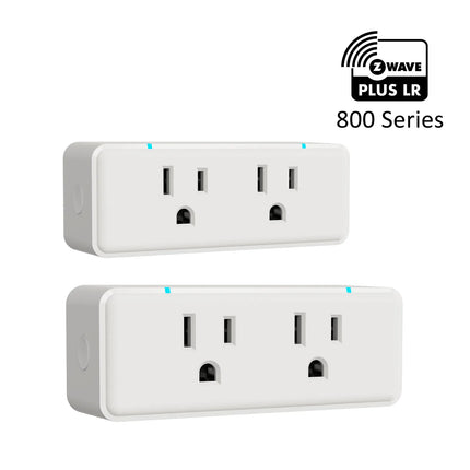 Minoston Z-Wave 800 Series Dual ON OFF Smart Plug(MP26Z)