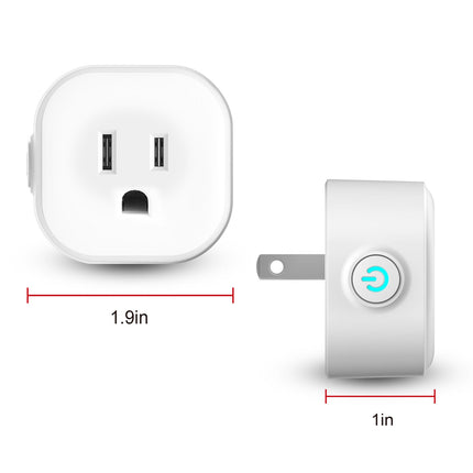 Minoston Z-Wave 700 Series Energy Power Monitor Smart Plug for Indooor (MP21ZP)