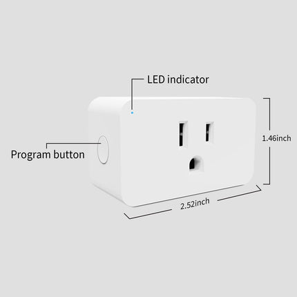Minoston Z-Wave 800 Series Dimmer Smart Plug for Indoor (MP31ZD)