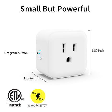 Minoston Z-Wave 800 Series Energy Power Monitor Smart Plug for Indooor (MP21ZP)