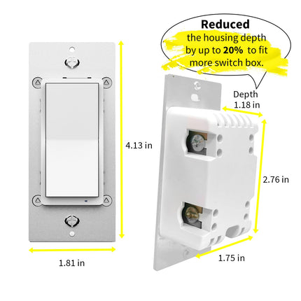 Minoston Wi-Fi 3-Way Smart Switch ON OFF Switch(MS11W)