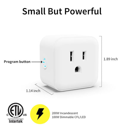Minoston Z-Wave 800 Series Dimmer Smart Plug for Indoor (MP21ZD)