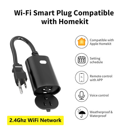 Minoston Homekit Smart Plug for Outdoor and Indoor (MP22WH)