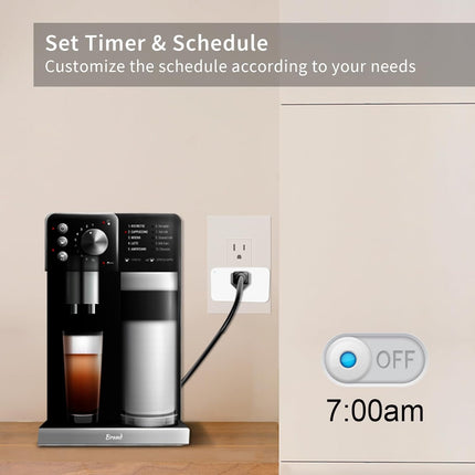 Minoston Z-Wave 800 Series Mini Smart Plug for Indoor (MP31Z)