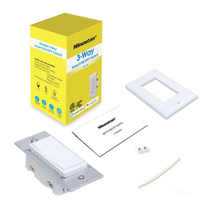 Minoston Wi-Fi 3-Way Smart Switch ON OFF Switch(MS11W)