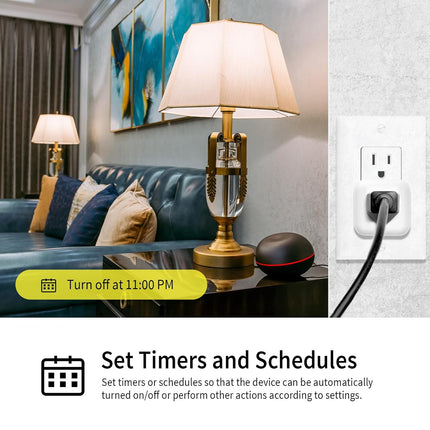 Minoston Z-Wave 800 Series Energy Power Monitor Smart Plug for Indooor (MP21ZP)