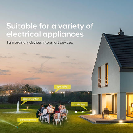 Minoston Z-Wave 800 Series Dimmer Smart Plug for Outdoor and Indoor (MP22ZD)