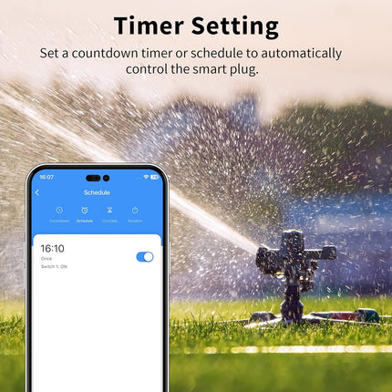 Minoston Wi-Fi Smart Plug for Outdoor and Indoor 2PACK (MP22W)