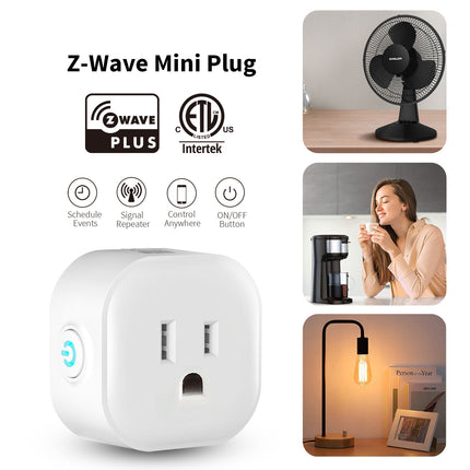 Minoston Z-Wave 500 Series Mini Smart Plug for Indoor (MP21Z)