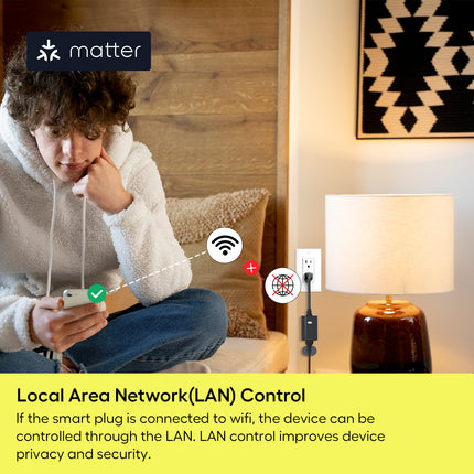 Minoston Matter Smart Plug for Outdoor and Indoor (MP22M)