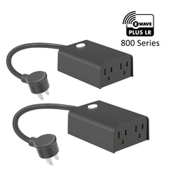 Minoston Z-Wave 800 Series Dual Smart Plug for Outdoor and Indoor (MP24Z) Minoston