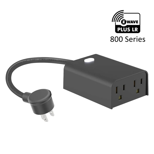 Minoston Z-Wave 800 Series Dual Smart Plug for Outdoor and Indoor (MP24Z)