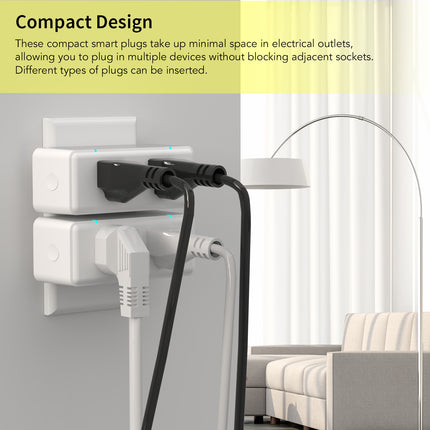 Minoston Z-Wave 800 Series Dual ON OFF Smart Plug(MP26Z)