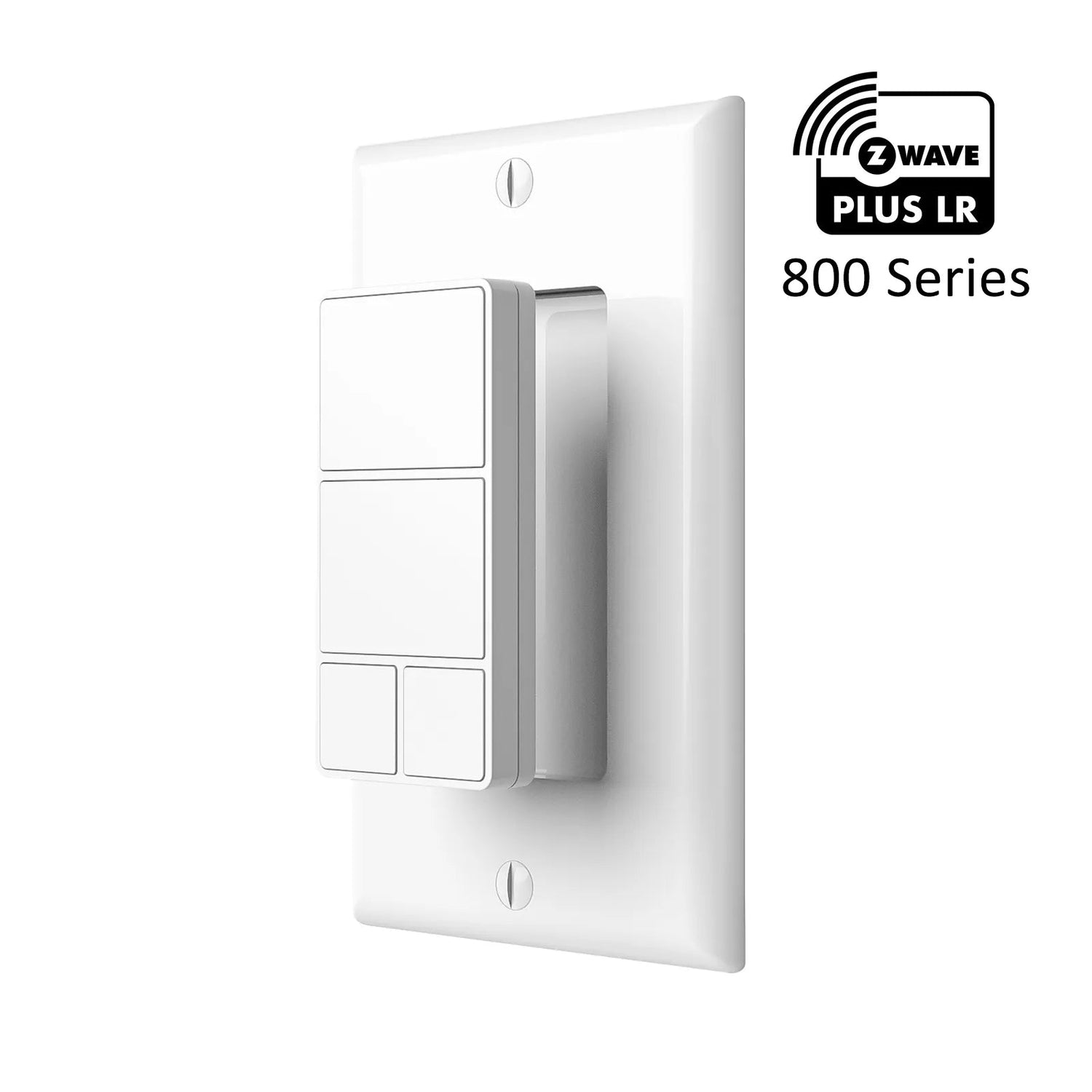 京王7000系用操作スイッチ(簡易指令器)2個口&200V昇圧器セット E01M Minoston MR40Z Z-Wave 800 Series | 4-Button Scene Remote Control