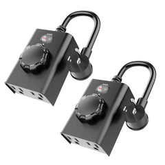 Minoston Outdoor Timer Outlet for Outdoor (MP41T) Minoston